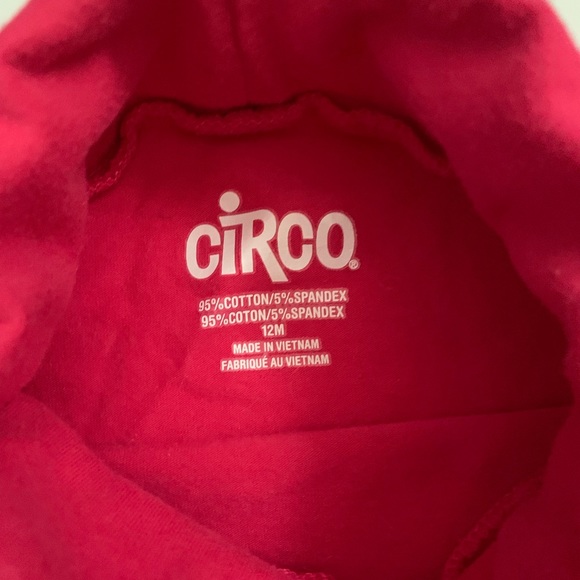 Carters Jean jacket and pink turtle neck sz 12 mth - Picture 5 of 5